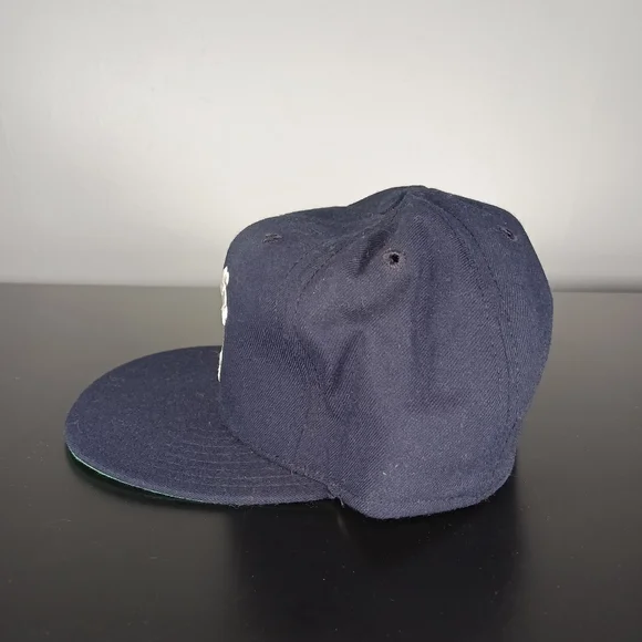 Vintage New Era Kansas City Athletics MLB Leather Sweatband Fitted Hat